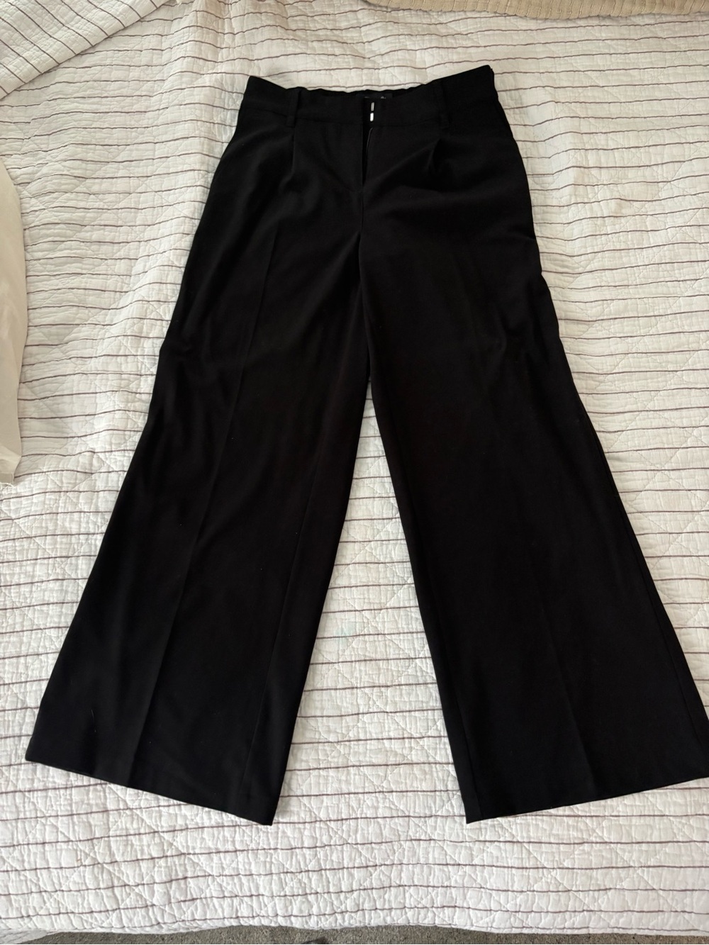 Reitmans The Timeless Women's Black Wide-Leg Dress Pants